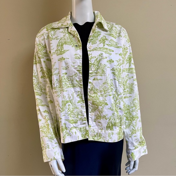 Vintage Jackets & Blazers - Vintage Toile Chore Jacket